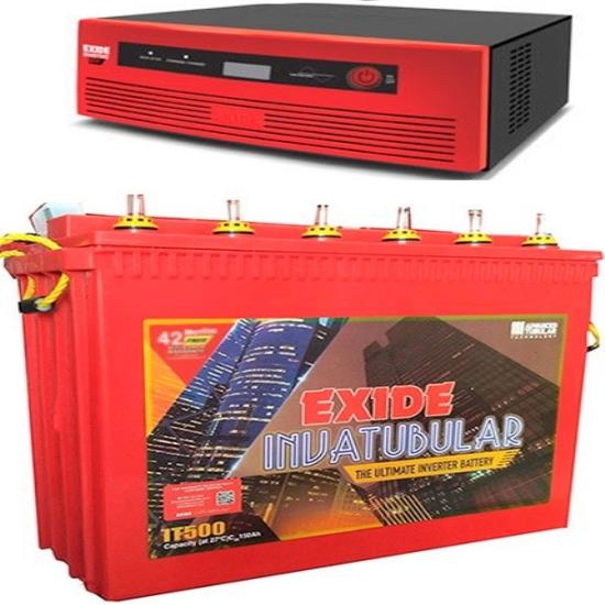 Exide 1125 va ups + Battery 150ah tall tubular exide in Dandeli at best  price by Dee Cee Power Care - Justdial