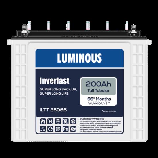 Luminous ICON 1100va RC25000 Tall Battery 200AH – Luminous Bangalore Sales  Partner